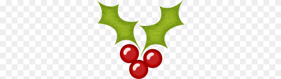Christmas Holly And Berries Clip Art Im Dreaming Of A Handmade, Cherry, Food, Fruit, Plant Free Png