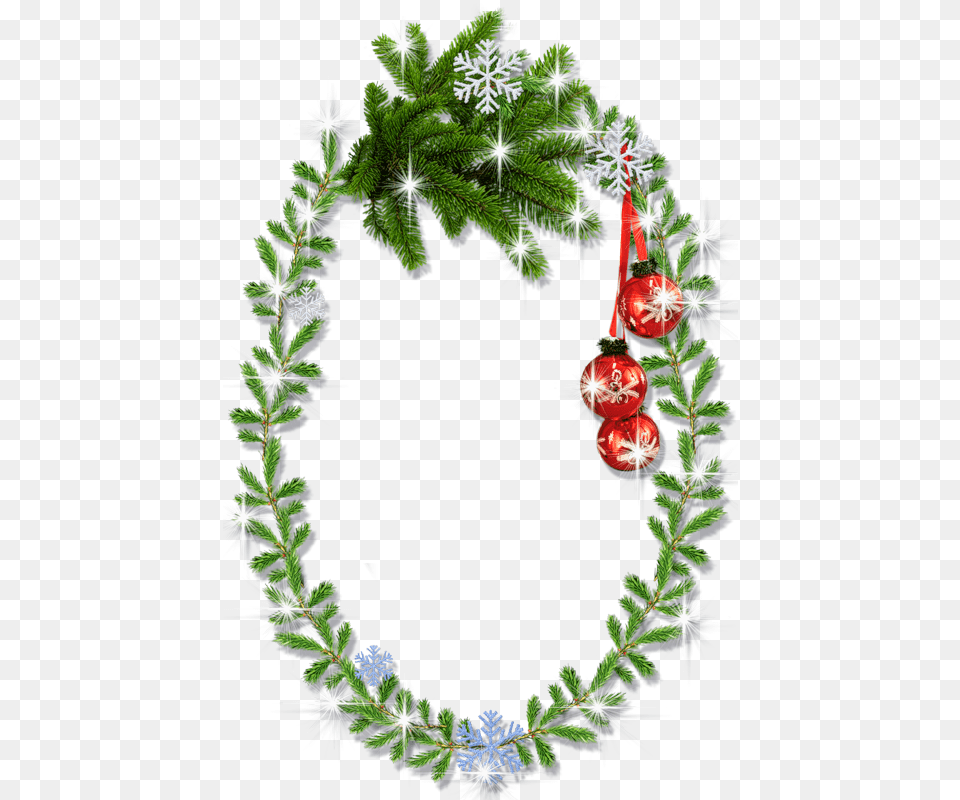 Christmas Holly Borders And Frames Clipart Kehykset Joulu, Wreath, Art, Graphics, Green Free Png Download