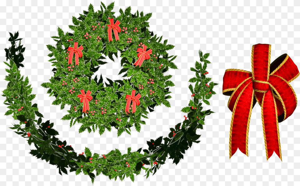 Christmas Holly Christmas Day Transparent Cartoon Christmas Ornament, Plant, Wreath, Green Free Png