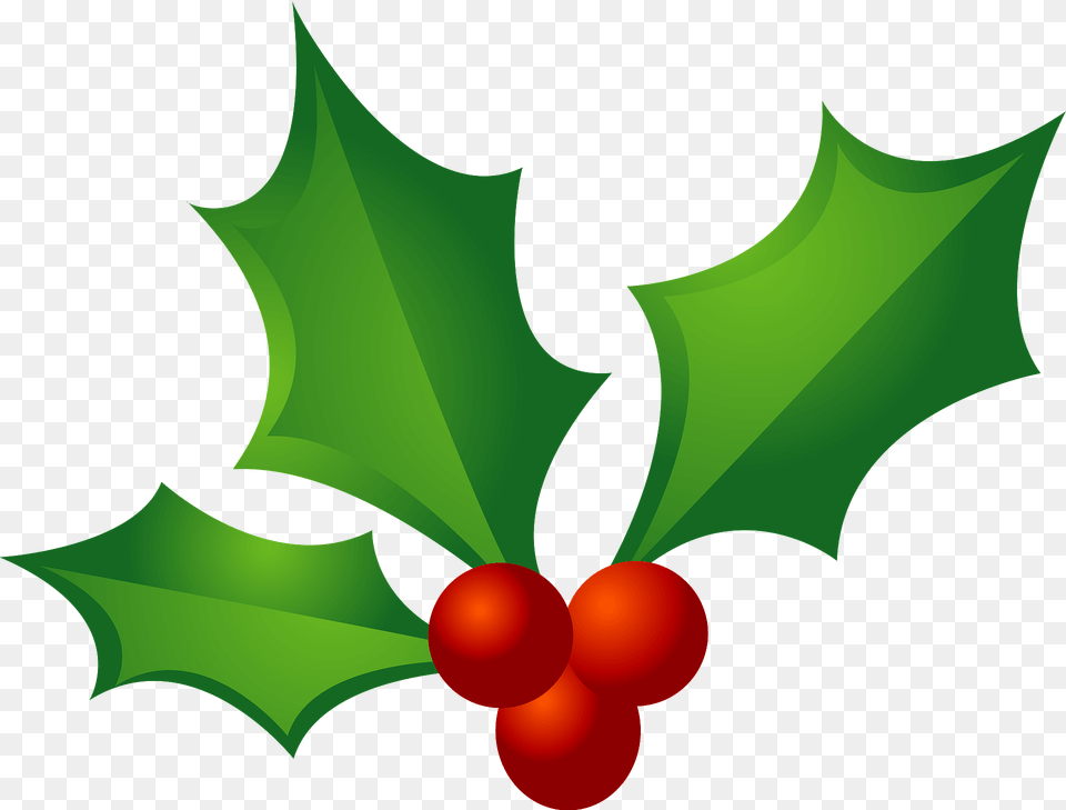 Christmas Holly Clipart, Leaf, Plant, Food, Fruit Free Png Download