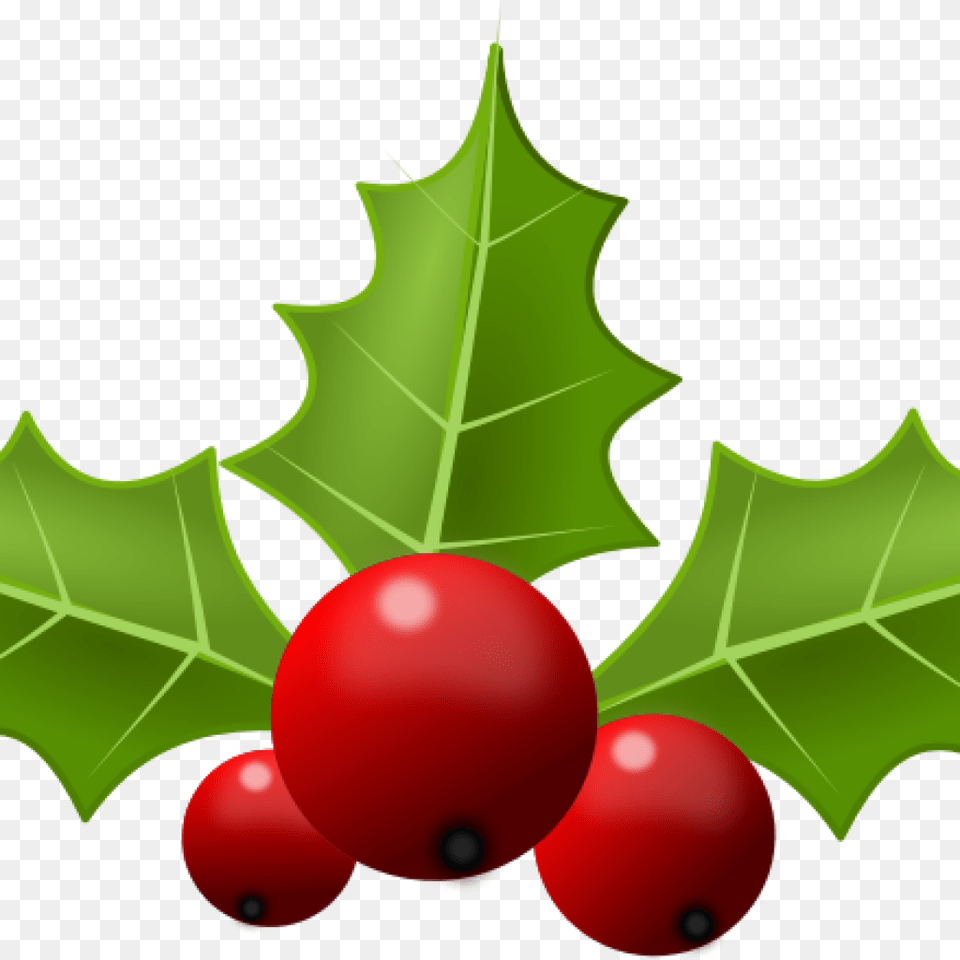 Christmas Holly Clipart Monkey Clipart, Leaf, Plant, Food, Fruit Free Png Download