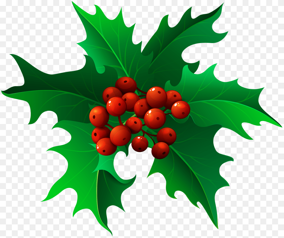 Christmas Holly Image Digital Clip Art Printable Crafting, Leaf, Plant, Food, Fruit Free Png Download