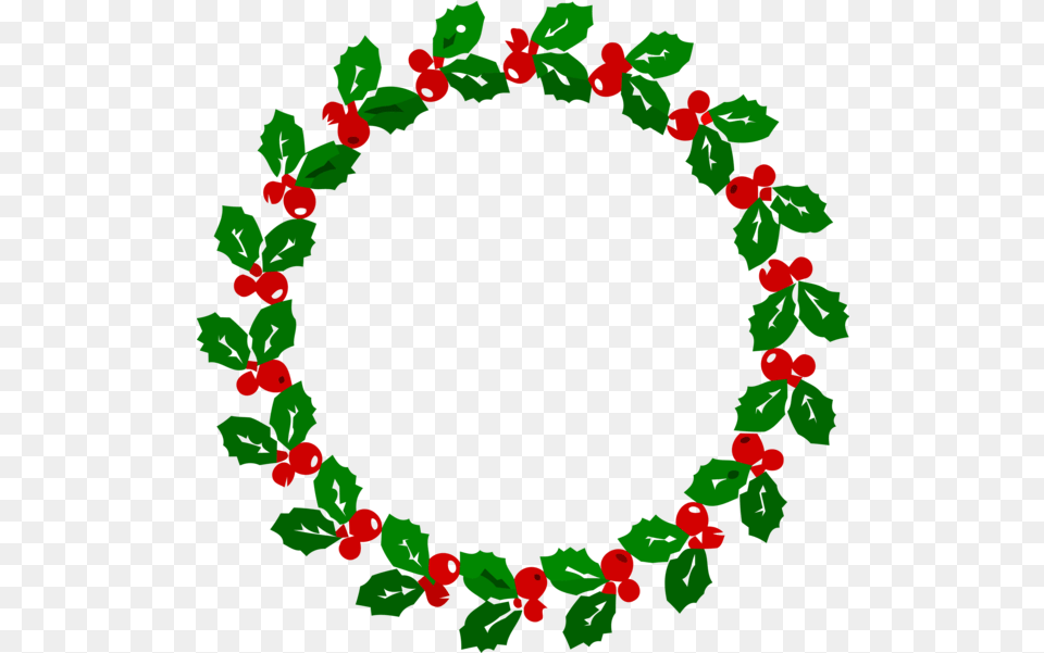Christmas Holly Leaf Plant For Border Holly Wreath Clip Art, Pattern, Floral Design, Graphics, Person Png