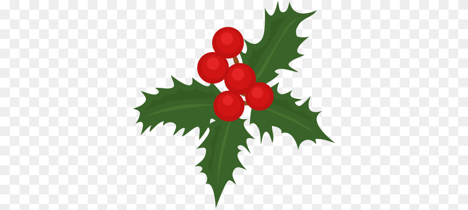 Christmas Holly Scrapbook Cute Clipart, Leaf, Plant, Food, Fruit Free Png Download