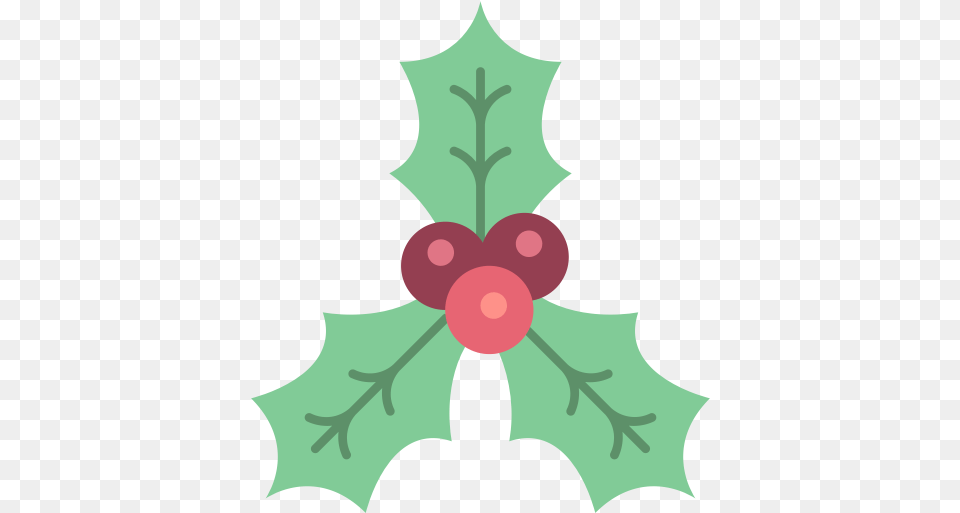 Christmas Holly Xmas Icon White Outline Christmas Icon, Leaf, Plant, Person, Food Png Image