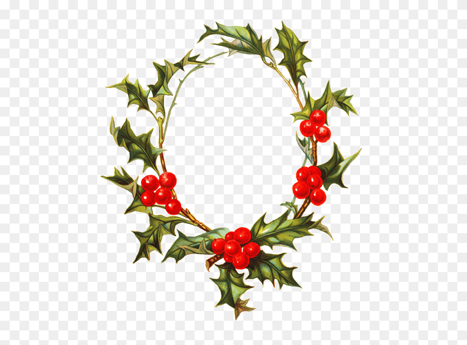 Christmas Holy Frame Christmas Frame Mistletoe Round Frame, Plant, Wreath Free Png Download