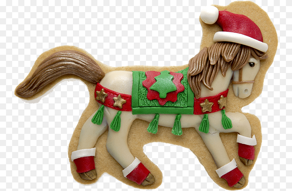 Christmas Horse Christmas Cookie Photo Transparent, Food, Sweets, Toy, Plush Png