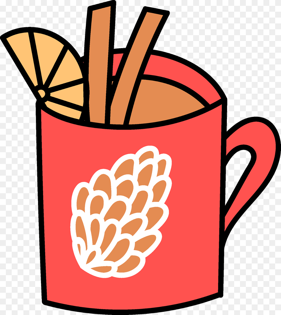 Christmas Hot Drink Clipart, Cup, Cutlery, Spoon, Dynamite Free Png