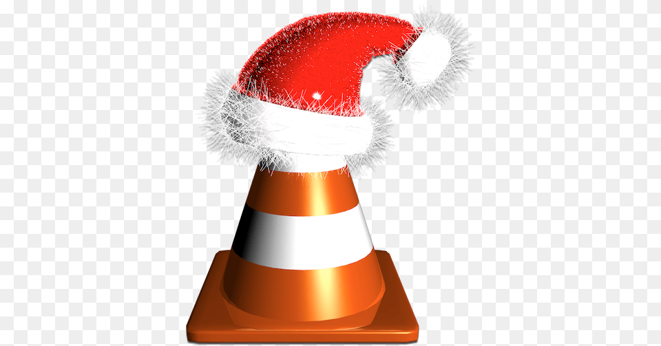 Christmas Icon Vlc Media Player Icon Christmas, Cone Free Png Download