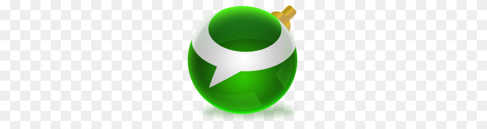 Christmas Icons, Green, Sphere, Ball, Football Free Png