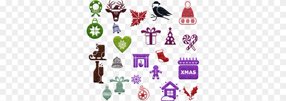 Christmas Icons U0026 Illustrations Pixabay Decorative, Embroidery, Pattern, Purple, Accessories Free Transparent Png