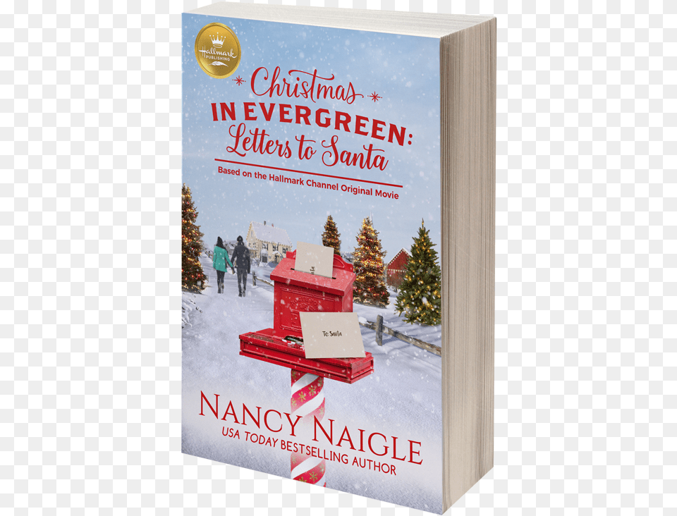 Christmas In Evergreen Letters To Santa, Mailbox, Plant, Tree, Person Png