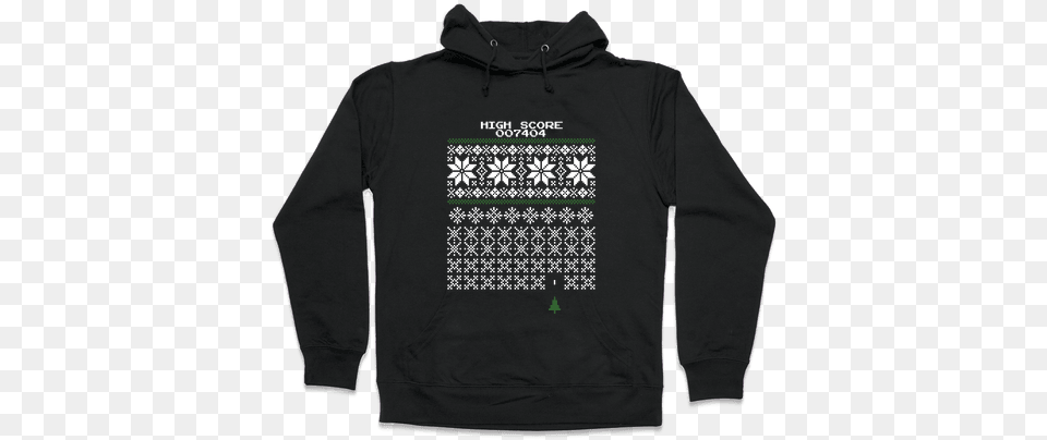 Christmas Invaders Hooded Sweatshirt Read Books And Be Happy Hoodie Funny Hoodie From Lookhuman, Clothing, Hood, Knitwear, Sweater Free Png Download