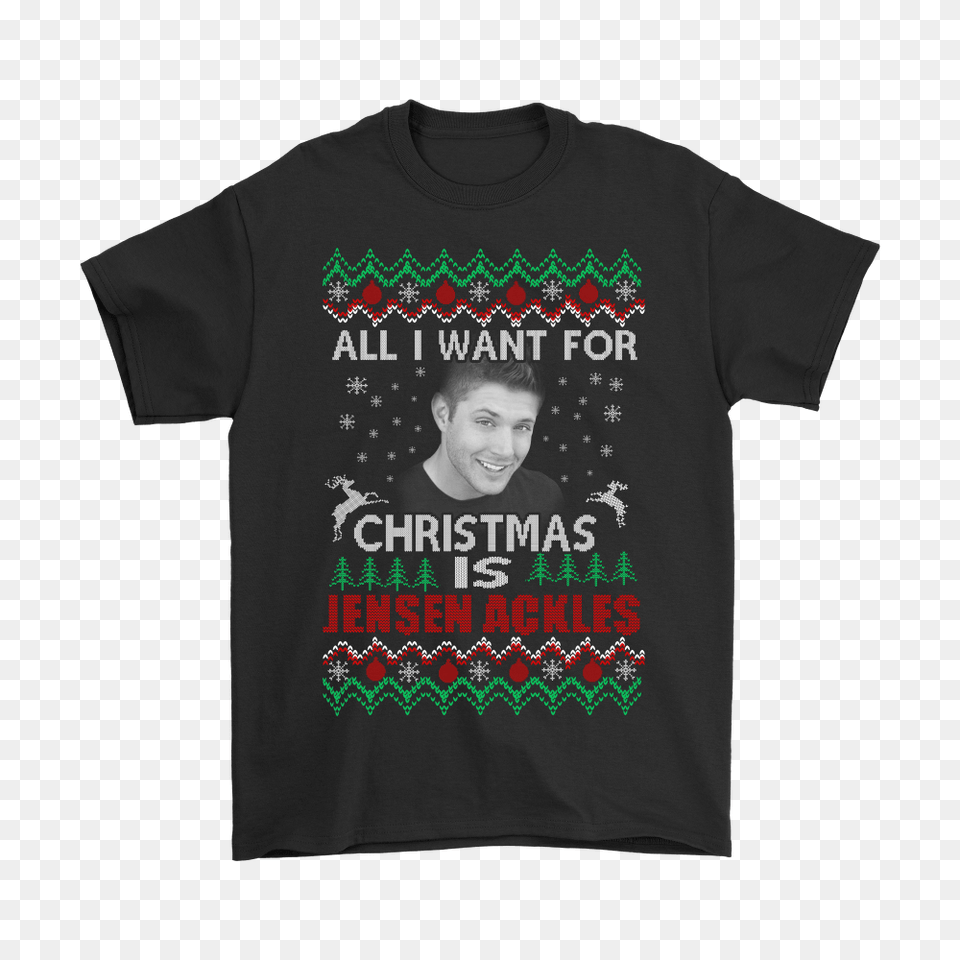 Christmas Is Chris Pratt Shirts Ugly Sweater Beatles, Clothing, T-shirt, Adult, Male Png Image