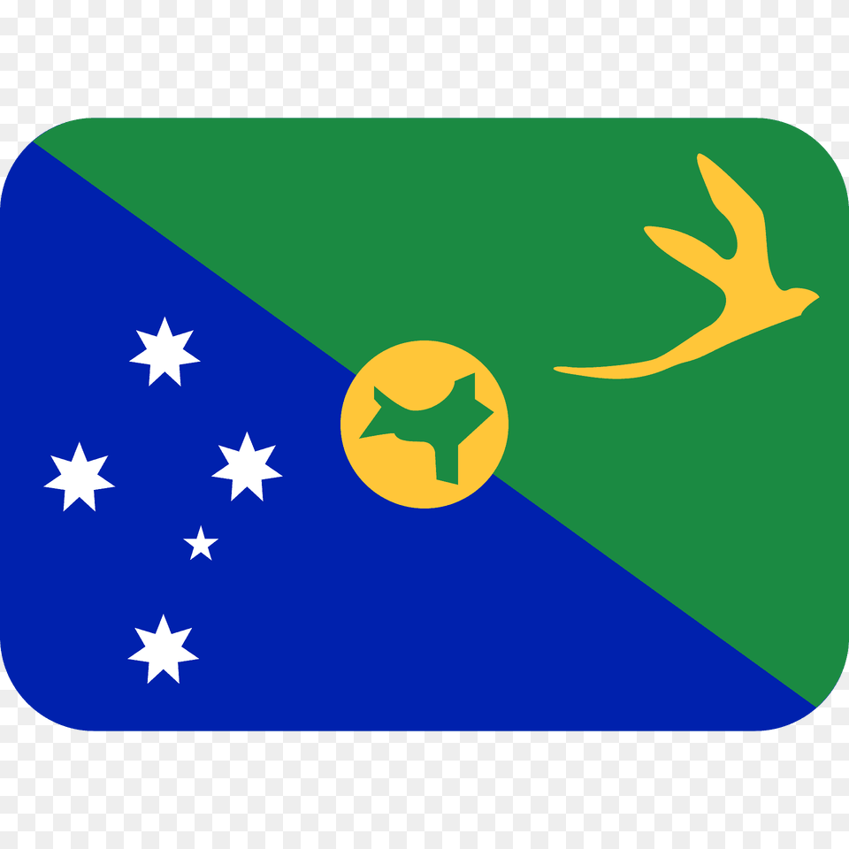 Christmas Island Flag Emoji Clipart, Logo, Symbol Free Png Download