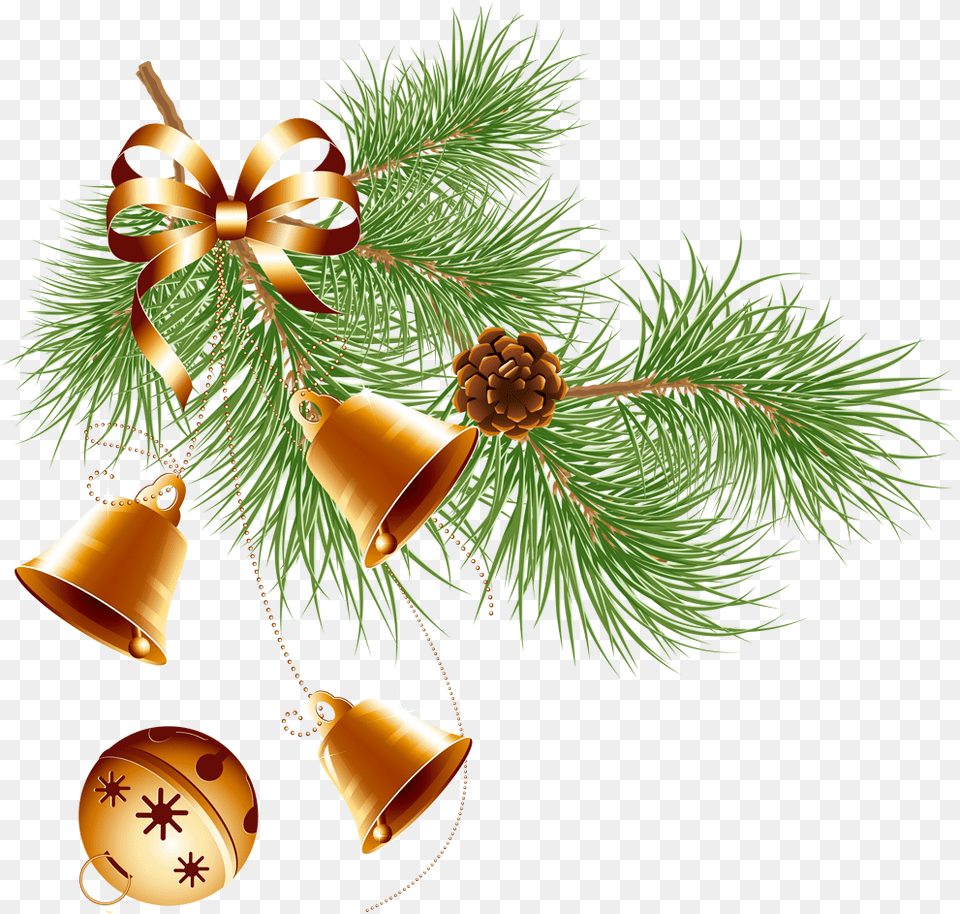 Christmas Jingle Bell Decorations, Plant, Tree, Chandelier, Lamp Free Transparent Png