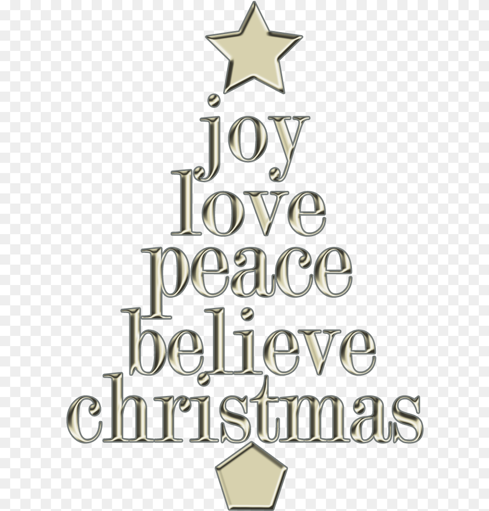 Christmas Joy Clip Art Download Peace Love And Joy Christmas Clipart, Symbol, Star Symbol, Text Free Png