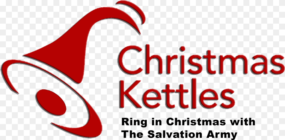 Christmas Kettles And Salvation Army Logo Salvation Army Bell Ringing Logo, Animal, Bird Png Image