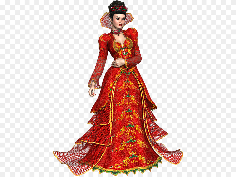 Christmas Lady Holiday Woman Girl Female Happy Christmas Lady, Gown, Clothing, Dress, Fashion Png