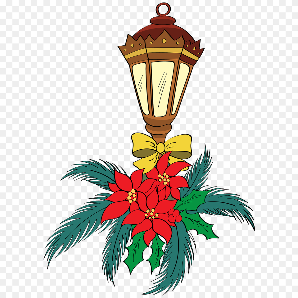 Christmas Lantern Clipart, Flower, Plant Png Image