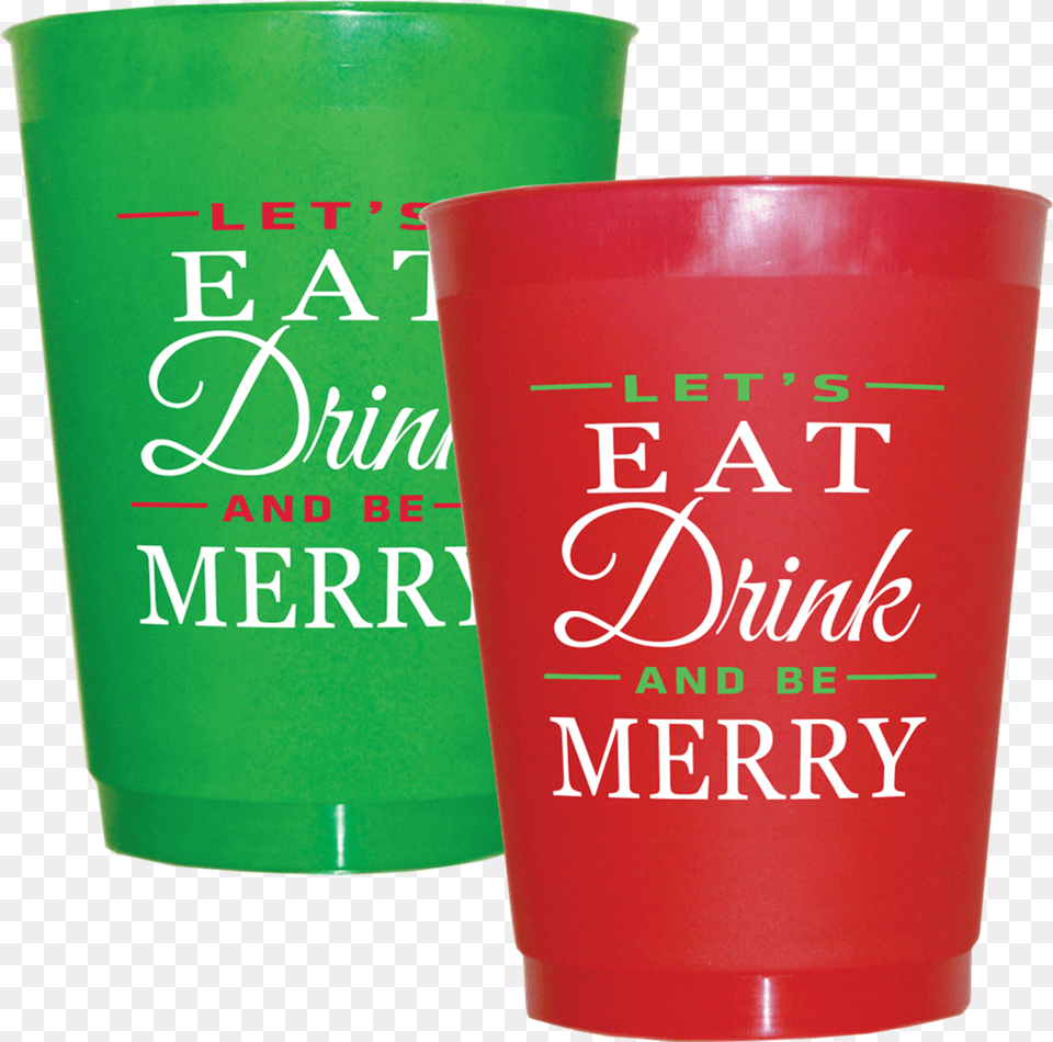 Christmas Let S Eat Drink Amp Be Merry Coffee Cup, Bottle Free Png Download
