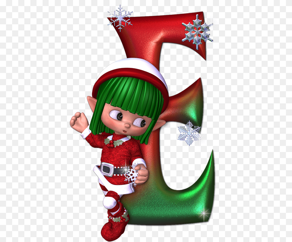 Christmas Letter E Elf, Baby, Person Png