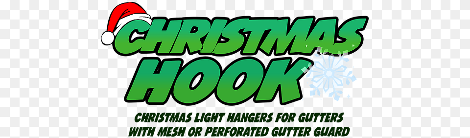 Christmas Light Hanger For Gutter Guards Hook Clip Art, Advertisement, Green, Poster, Outdoors Png