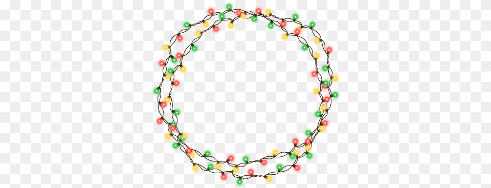 Christmas Light Installation In Evansville Christmas Lights Circle, Accessories, Jewelry, Necklace, Bracelet Free Transparent Png