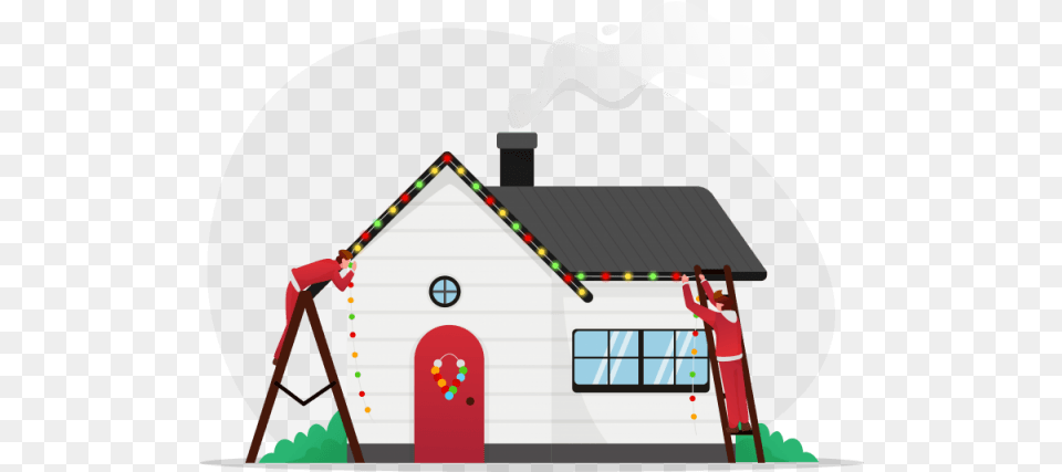 Christmas Light Installation Wilmington Patriot Illumination Roof, Architecture, Rural, Outdoors, Nature Free Transparent Png