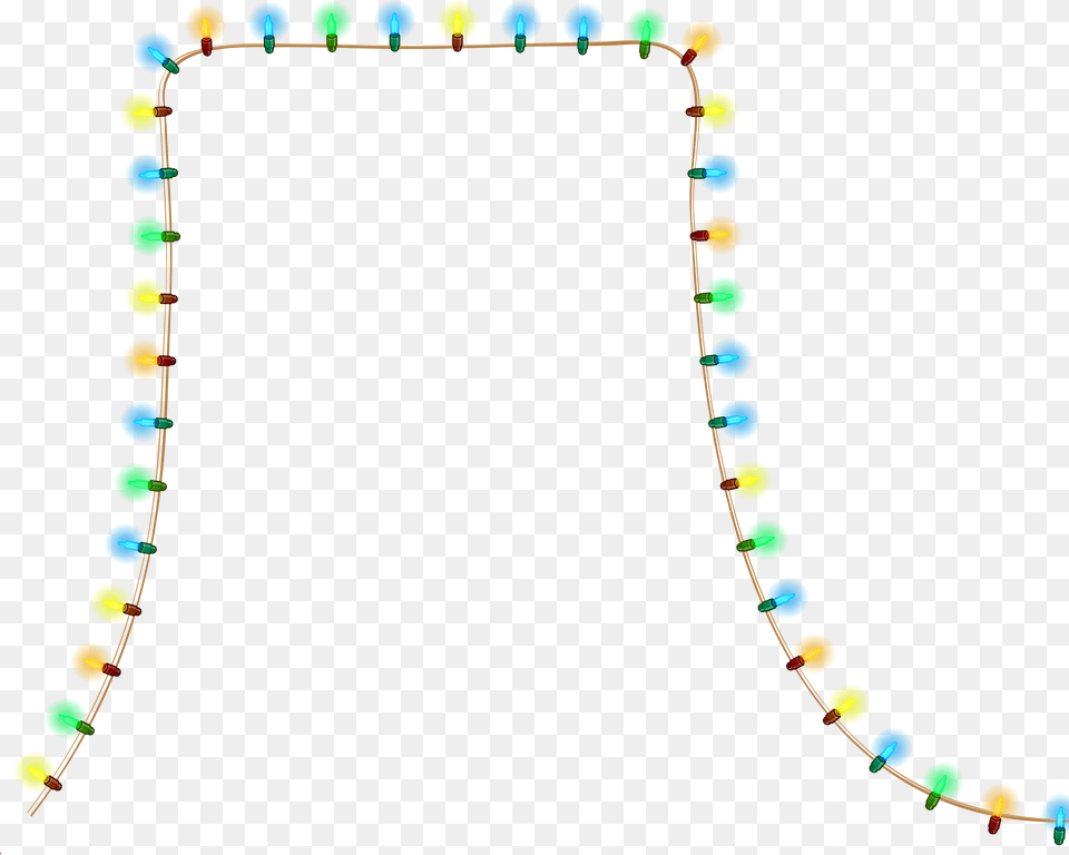 Christmas Light Photo Vector Clipart, Accessories, Jewelry, Necklace, Paper Png