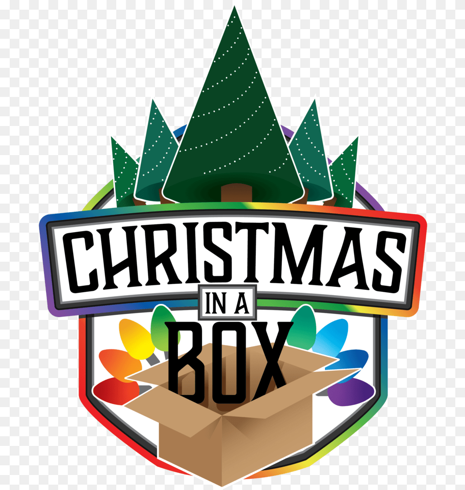 Christmas Light Show In A Box Graphic Design Free Png