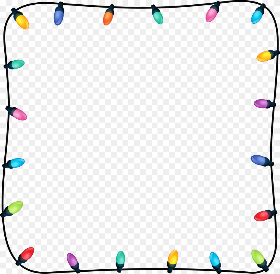 Christmas Lights, Paper, Confetti Free Png