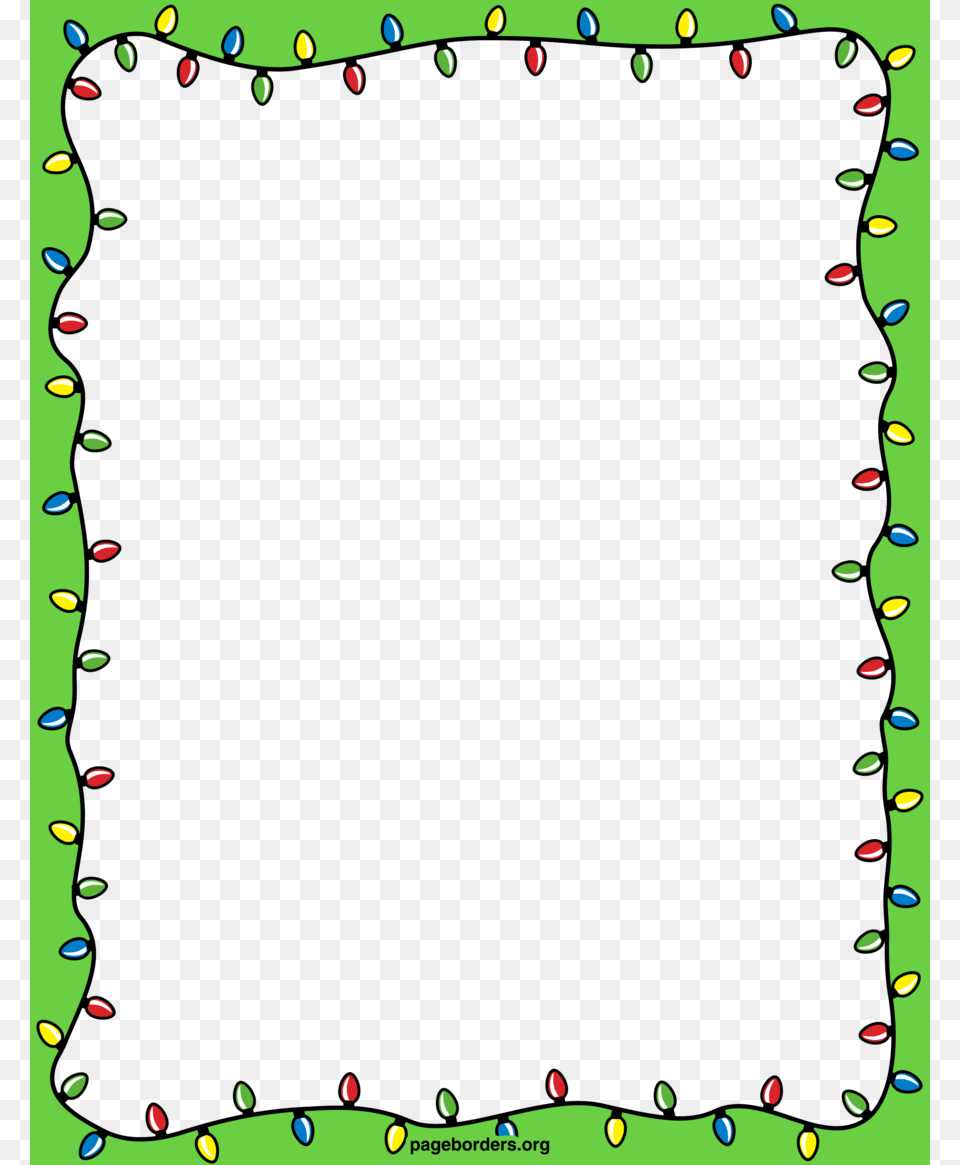 Christmas Lights Border Clipart Borders And Frames Christmas Border Clip Art, Home Decor Free Png Download