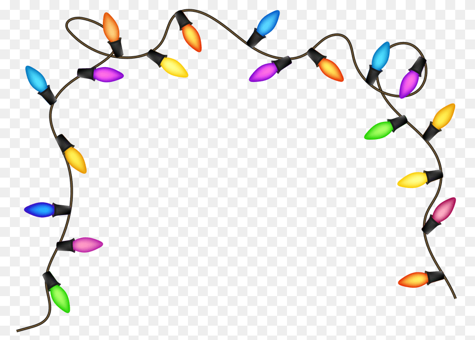 Christmas Lights Clip Art, Graphics, Modern Art, Balloon Free Png