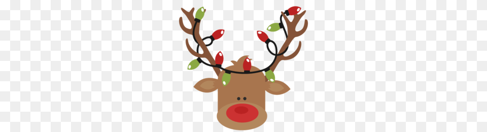 Christmas Lights Clipart, Animal, Deer, Mammal, Wildlife Free Png