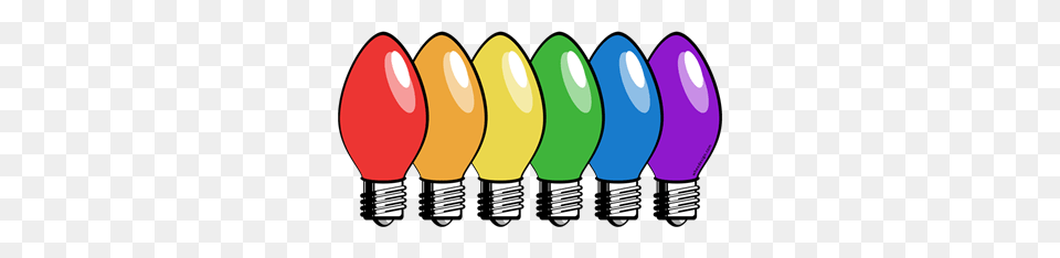 Christmas Lights Clipart Rainbow, Light, Lightbulb, Dynamite, Weapon Free Png Download