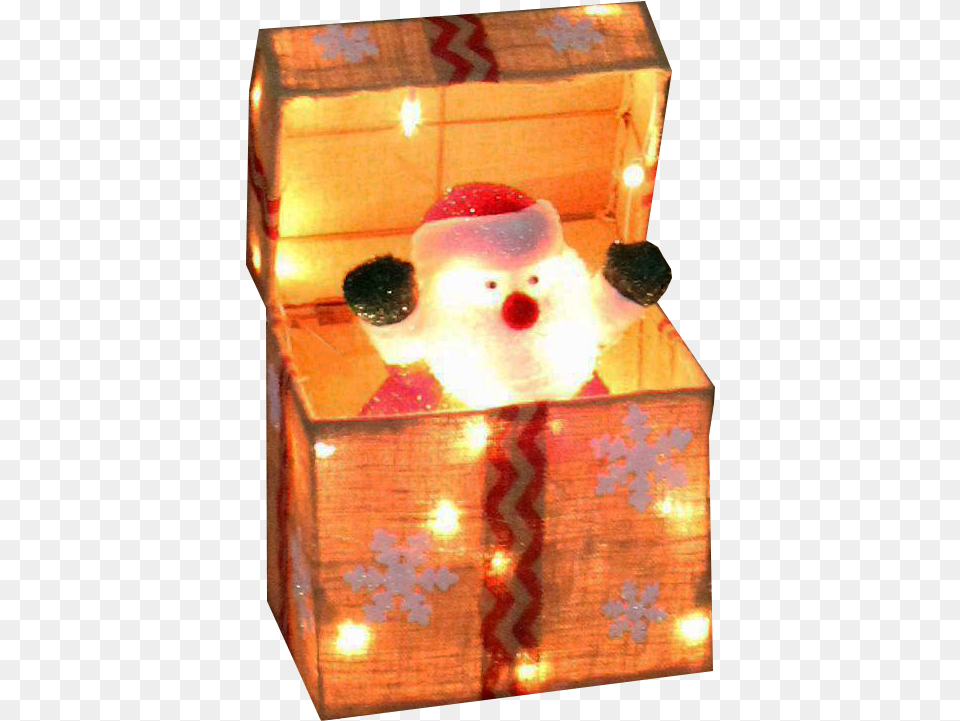 Christmas Lights Gif Wood, Box, Outdoors, Nature, Snow Png Image