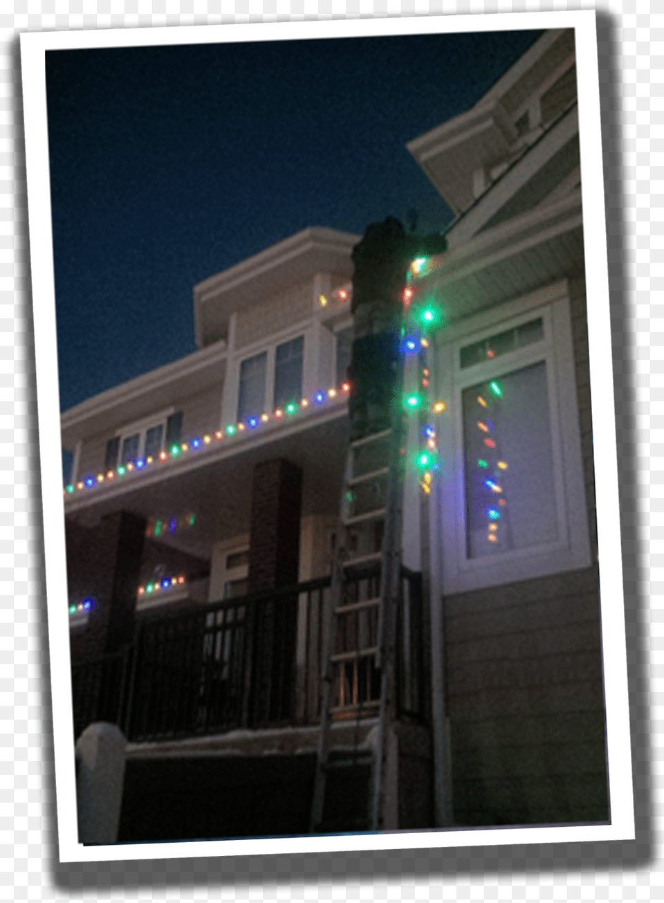 Christmas Lights Installation Sherwood Park Heights Window, Lighting, Light, Architecture, Housing Free Png