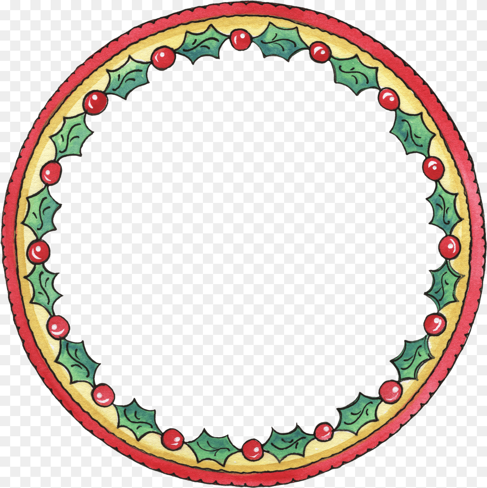 Christmas Lights Picture Frames Clip Transparent Christmas Circle Frame, Home Decor, Rug, Oval, Wristwatch Png Image