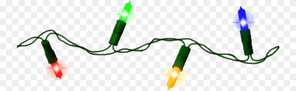 Christmas Lights Transparent Images Clip String Of Christmas Lights Clipart, Light, Weapon, Smoke Pipe Free Png