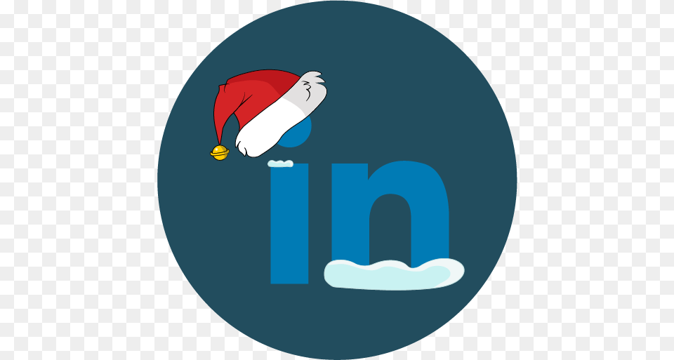 Christmas Linkedin Snow Social Icon, Logo, Clothing, Hardhat, Helmet Free Png