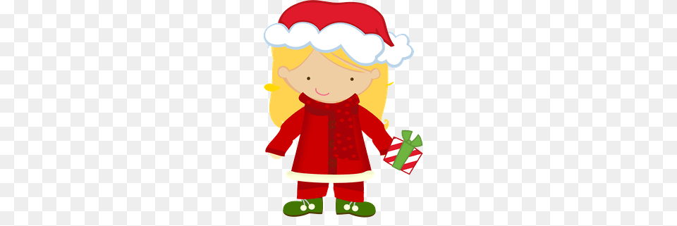 Christmas Little Girl Clip Art Clip Art, Elf, Baby, Person, Face Free Png Download