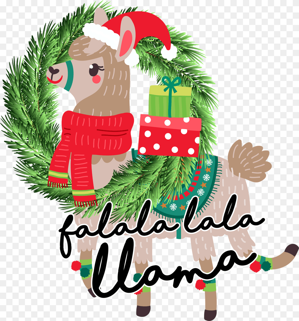 Christmas Llama Clipart For Holiday, Elf Png