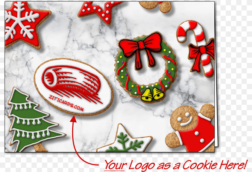Christmas Logo Cookies White Raksha Bandhan, Cream, Dessert, Food, Icing Free Png
