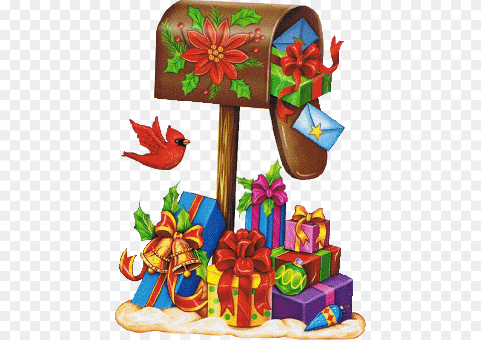 Christmas Mailbox Free Christmas Mailbox Clipart, Animal, Bird Png