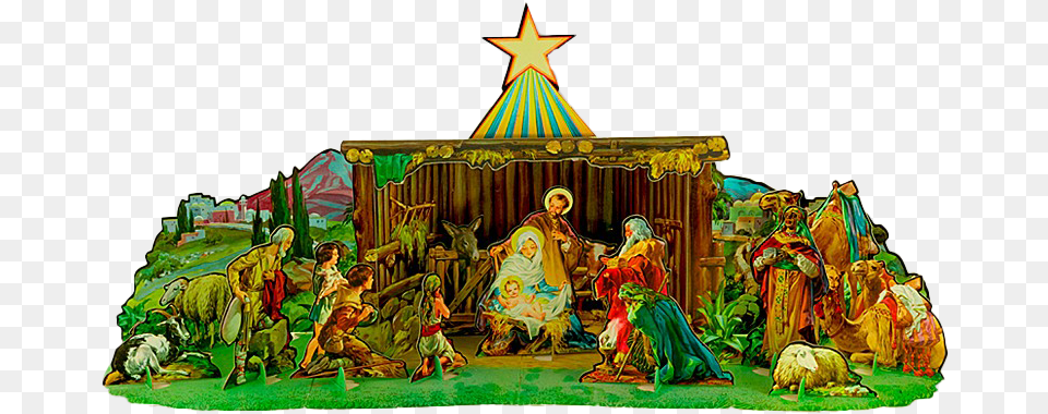 Christmas Manger Clipart Christmas, Circus, Leisure Activities, Person, Adult Png Image