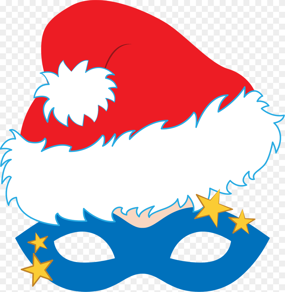 Christmas Masquerade Mask Clipart, Animal, Fish, Sea Life, Shark Png