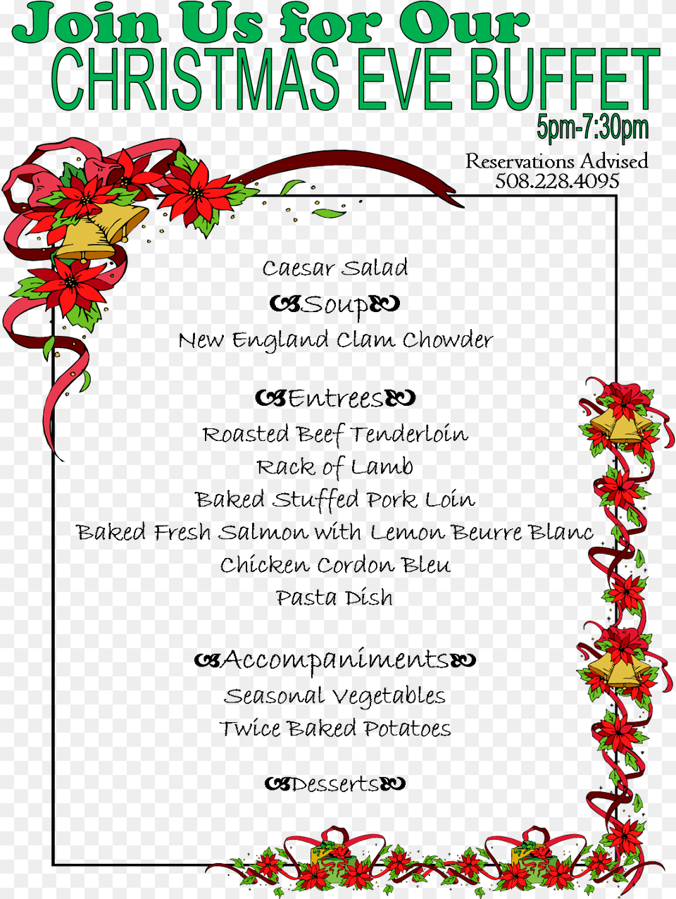 Christmas Menu18 Calligraphy, Flower Arrangement, Art, Plant, Floral Design Free Png Download