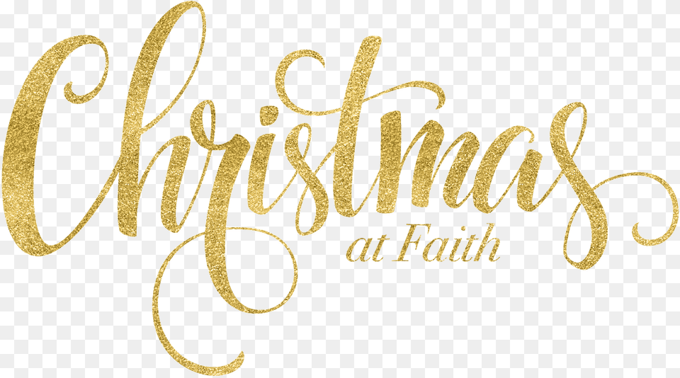 Christmas Merry Christmas Design Gold, Calligraphy, Handwriting, Text Png Image
