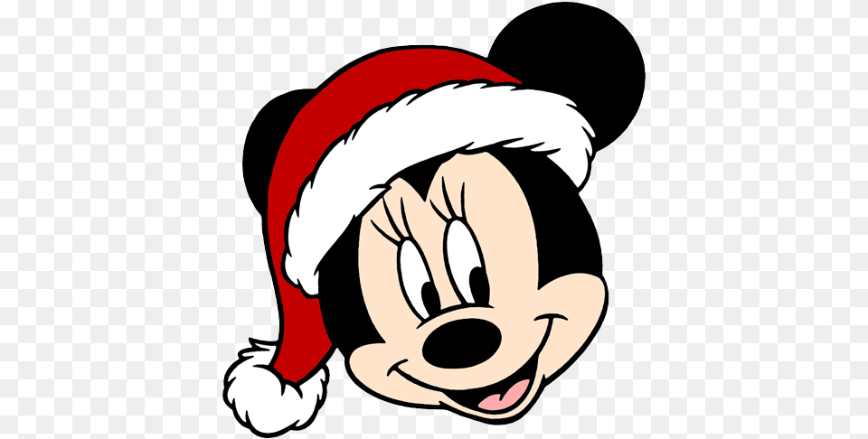 Christmas Mickey Head Clip Art Santa Mickey Mouse Christmas, Cartoon, Baby, Person, Book Free Png